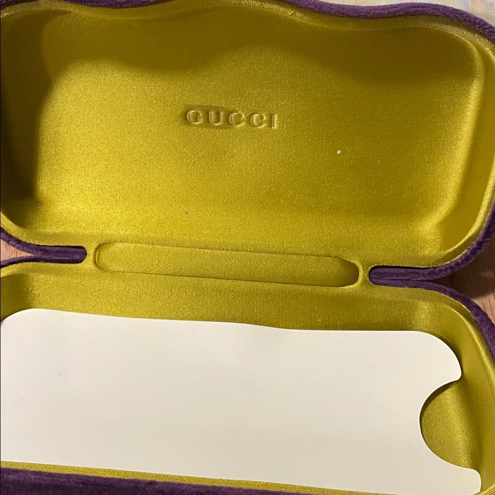 Gucci Pink tortoise Square Sunglasses - Picture 7 of 9